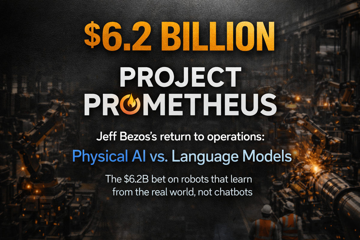 Project Prometheus: Jeff Bezos' $6.2 billion bet on industrial AI