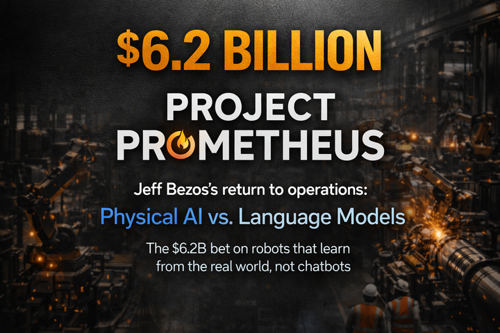 Project Prometheus: la scommessa da $6,2 miliardi di Jeff Bezos sull'AI industriale